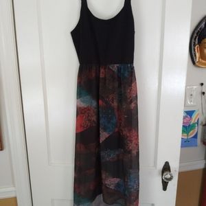 Flowy assymetrical dress size small